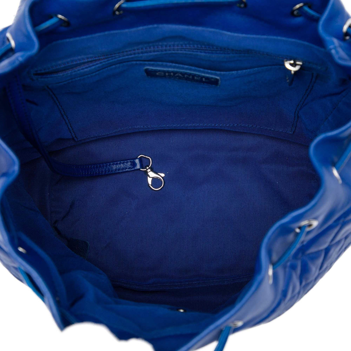 Chanel Large Quilted Lambskin Urban Spirit Backpack - Blue