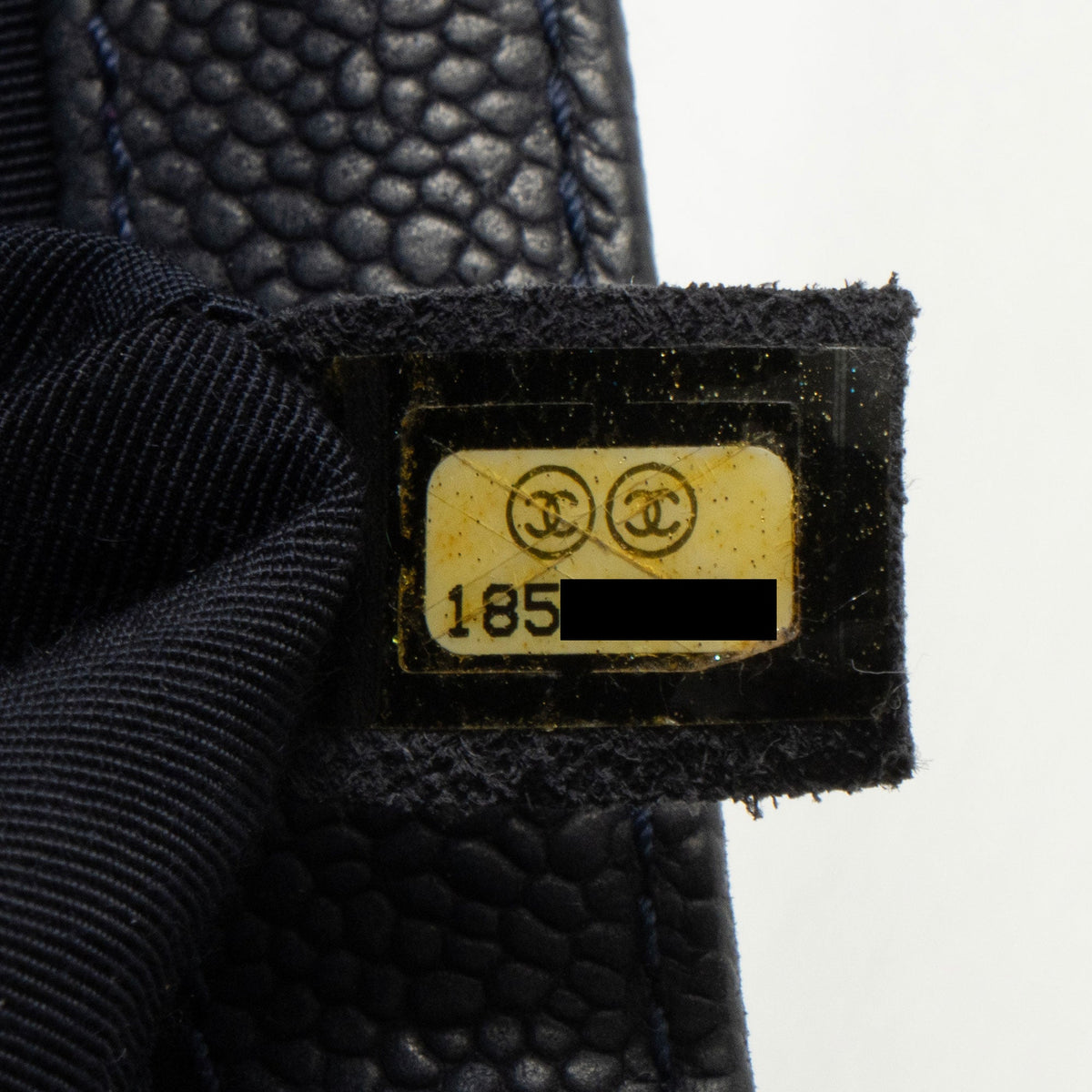 Chanel Matte Caviar Old Medium Boy Bag - Blue