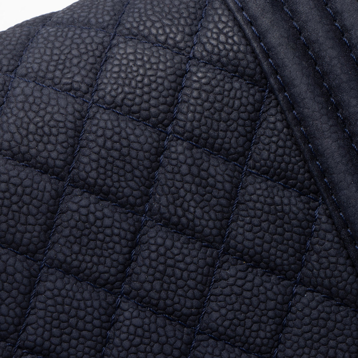 Chanel Matte Caviar Old Medium Boy Bag - Blue