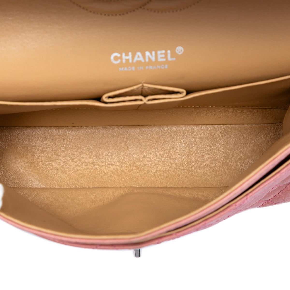 Chanel Medium Classic Washed Lambskin Bijoux Chain Double Flap Shoulder Bag - Pink