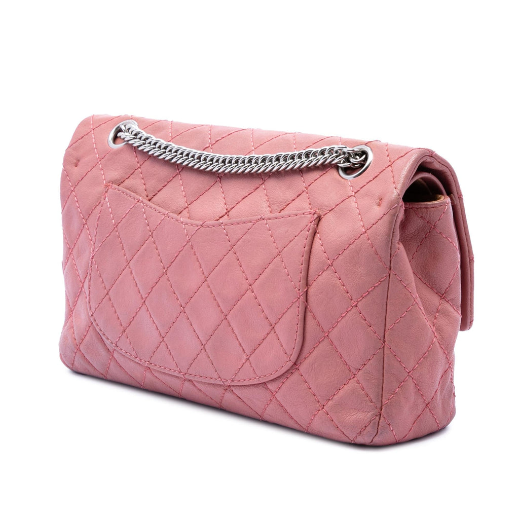 Chanel Medium Classic Washed Lambskin Bijoux Chain Double Flap Shoulder Bag - Pink