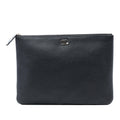 Chanel Medium Goatskin Lucky Clover O Case Clutch - Black