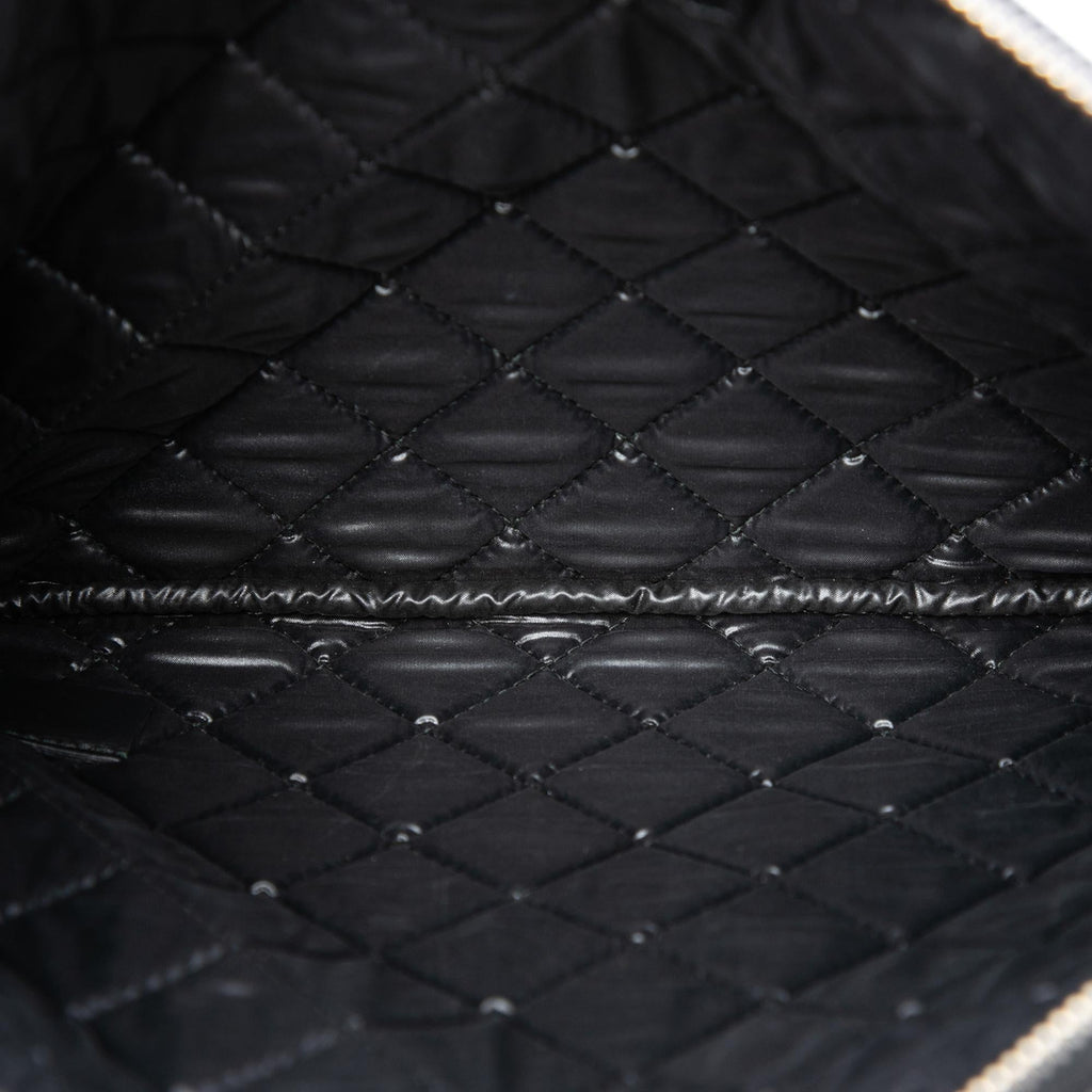 Chanel Medium Quilted Caviar Boy O Case Clutch - Black