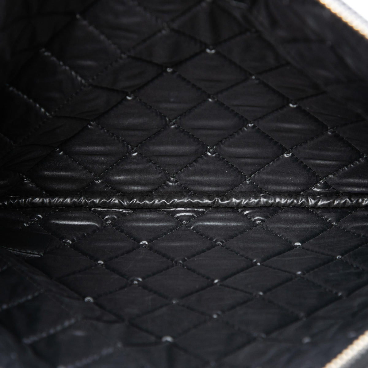 Chanel Medium Quilted Caviar Boy O Case Clutch - Black