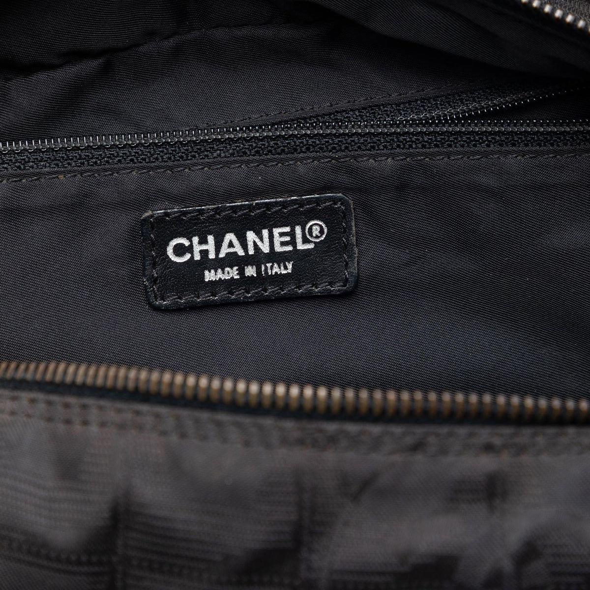 Chanel New Travel Line Nylon Handbag Satchel - Black