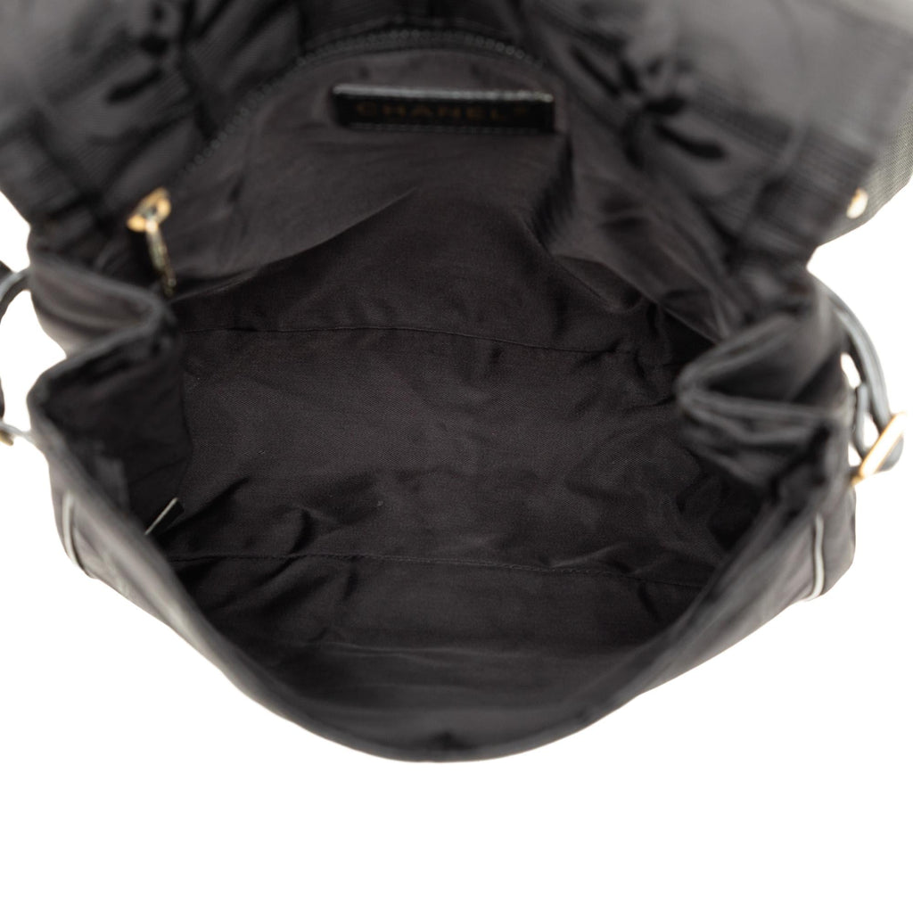 Chanel New Travel Line Nylon Messenger Bag - Black
