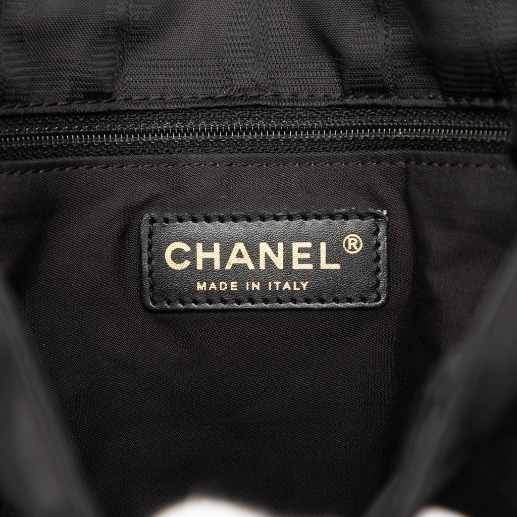Chanel New Travel Line Nylon Messenger Bag - Black