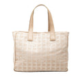 Chanel New Travel Line Nylon Tote Bag - Beige
