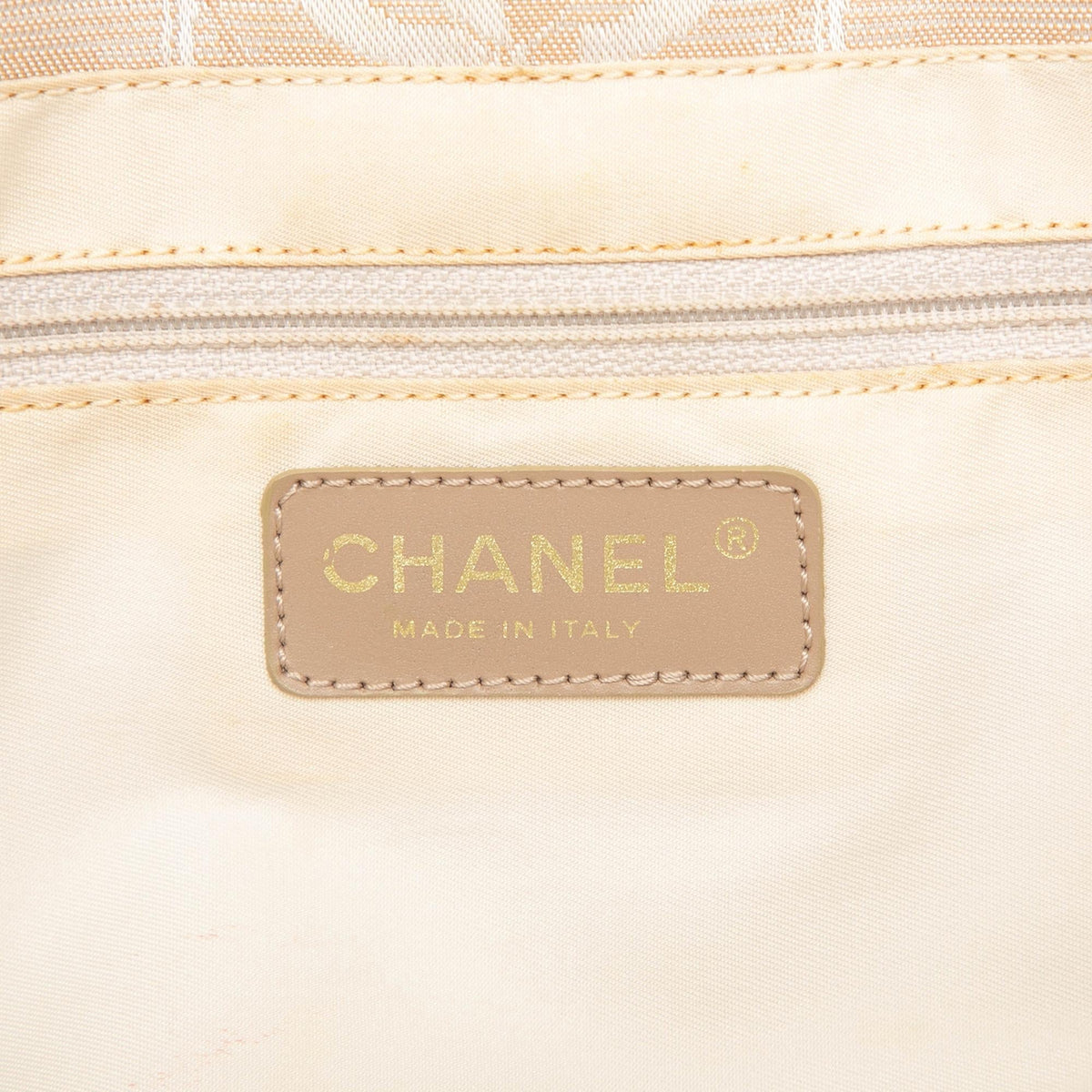 Chanel New Travel Line Nylon Tote Bag - Beige