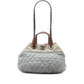 Chanel Paris Byzance Small Calfskin In The Mix Tote Bag - Grey