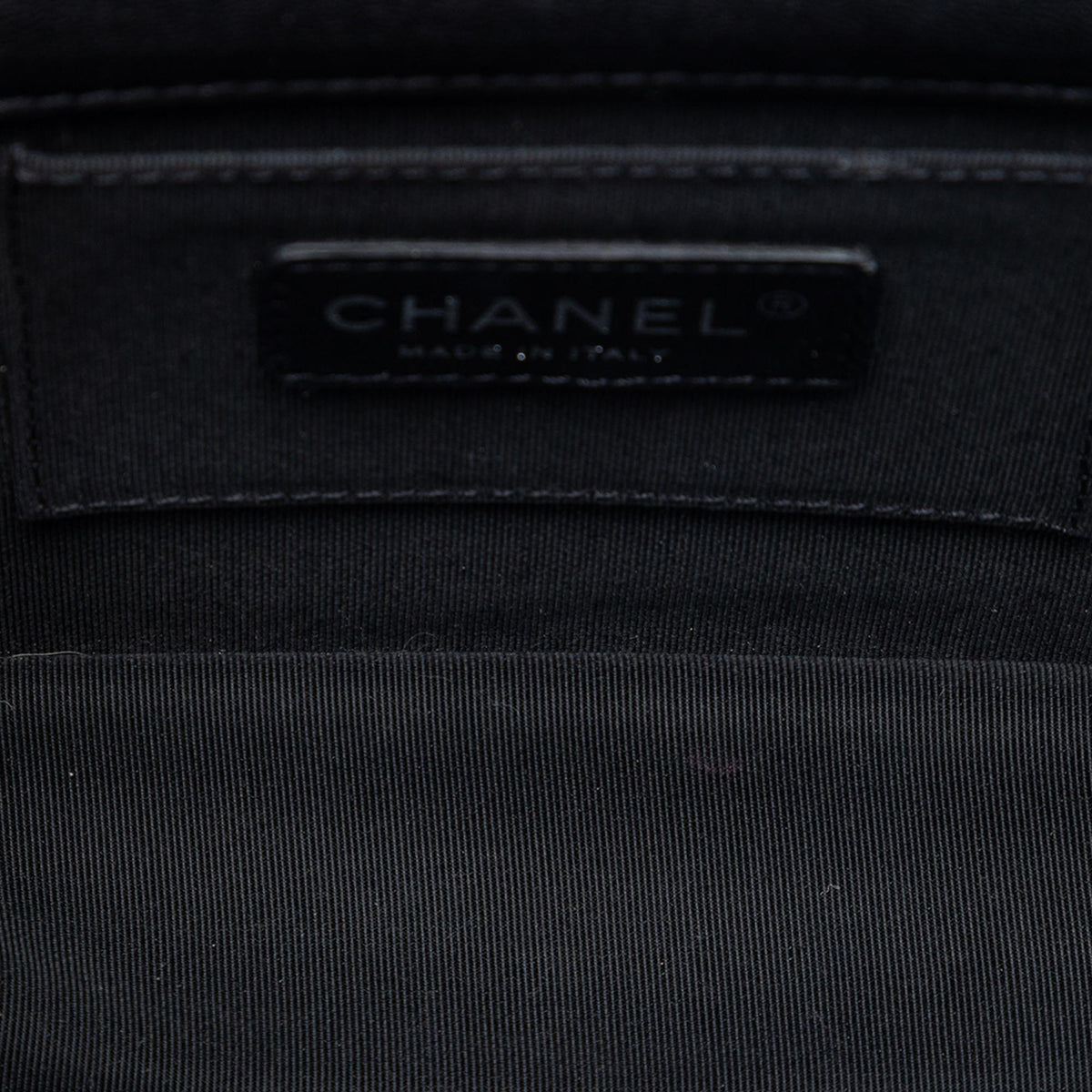 Chanel Patent and Acrylic Crystal Embellished Boy Brick Horizontal Flap Crossbody Bag - Black