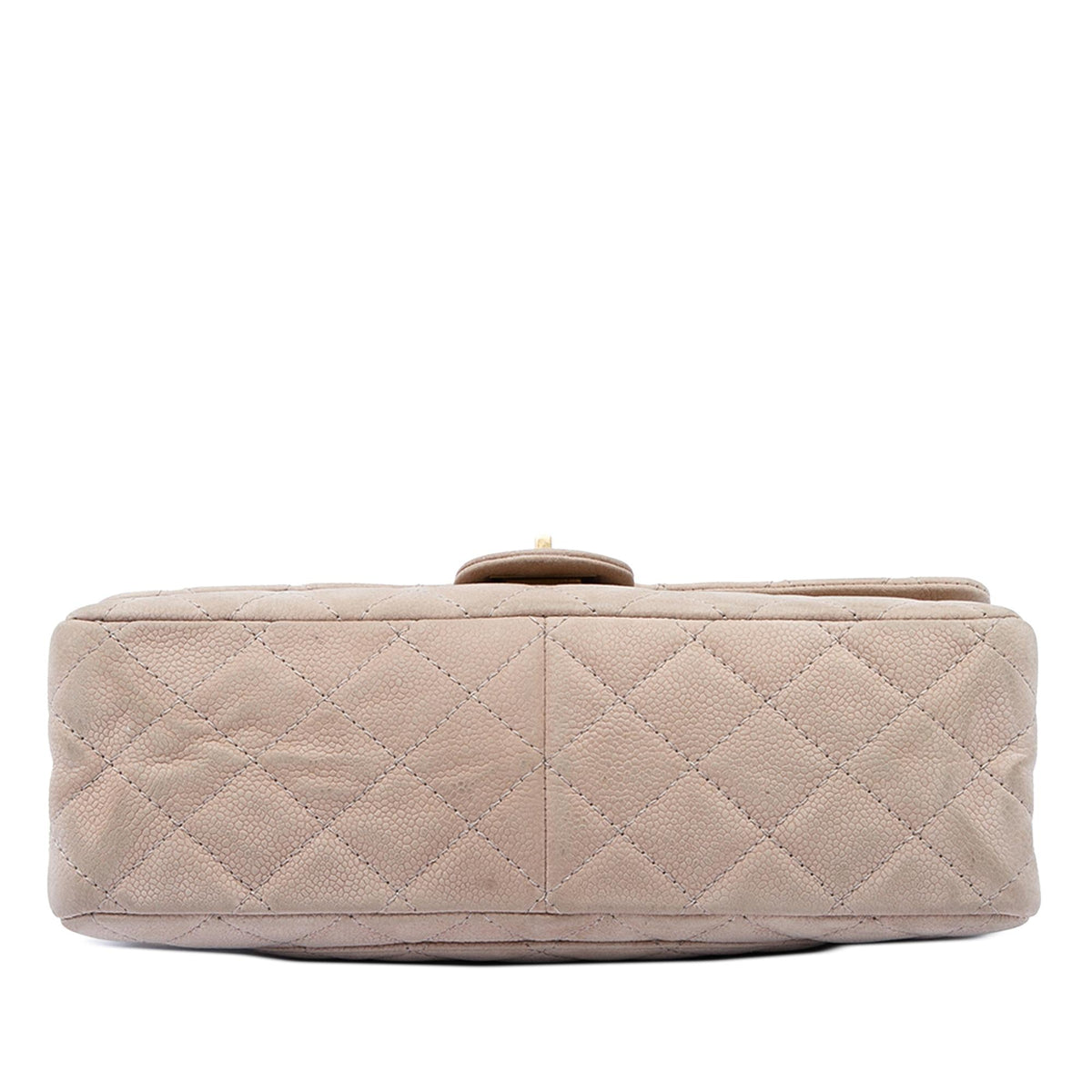 Chanel Quilted Caviar Reissue 2.55 Double Flap 226 Shoulder Bag - Brown