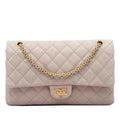 Chanel Quilted Caviar Reissue 2.55 Double Flap 226 Shoulder Bag - Brown