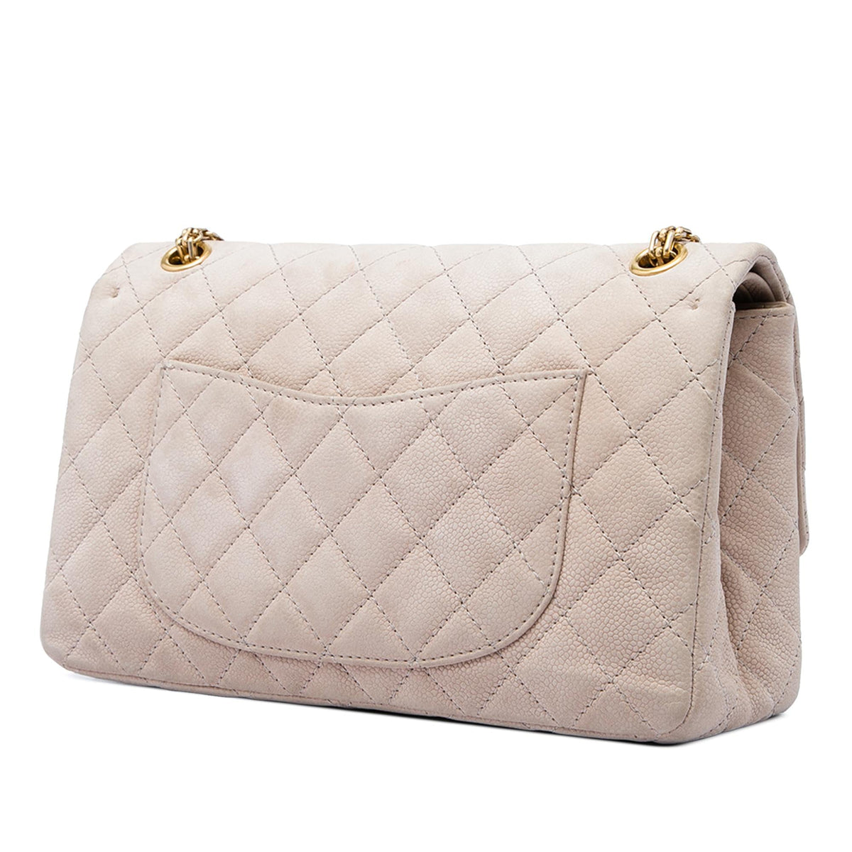 Chanel Quilted Caviar Reissue 2.55 Double Flap 226 Shoulder Bag - Brown
