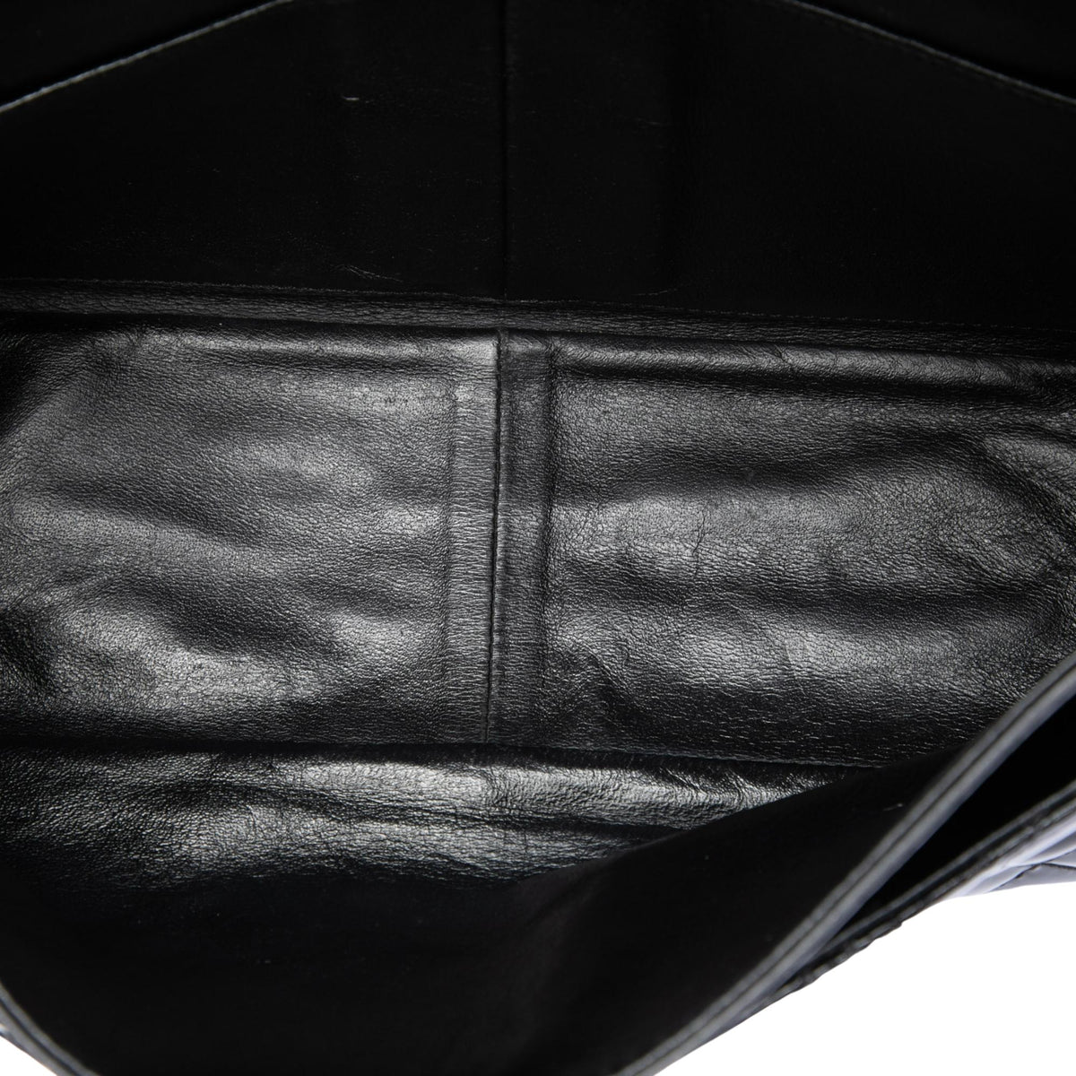 Chanel Quilted Patent Reissue 2.55 Double Flap 226 Crossbody Bag - Black