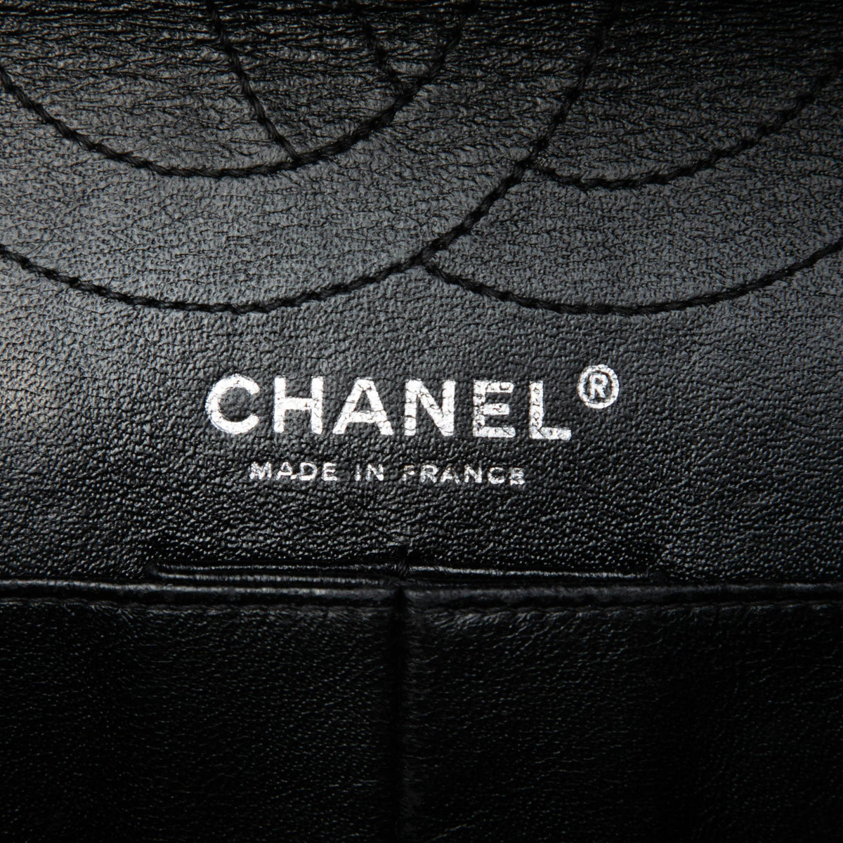 Chanel Quilted Patent Reissue 2.55 Double Flap 226 Crossbody Bag - Black