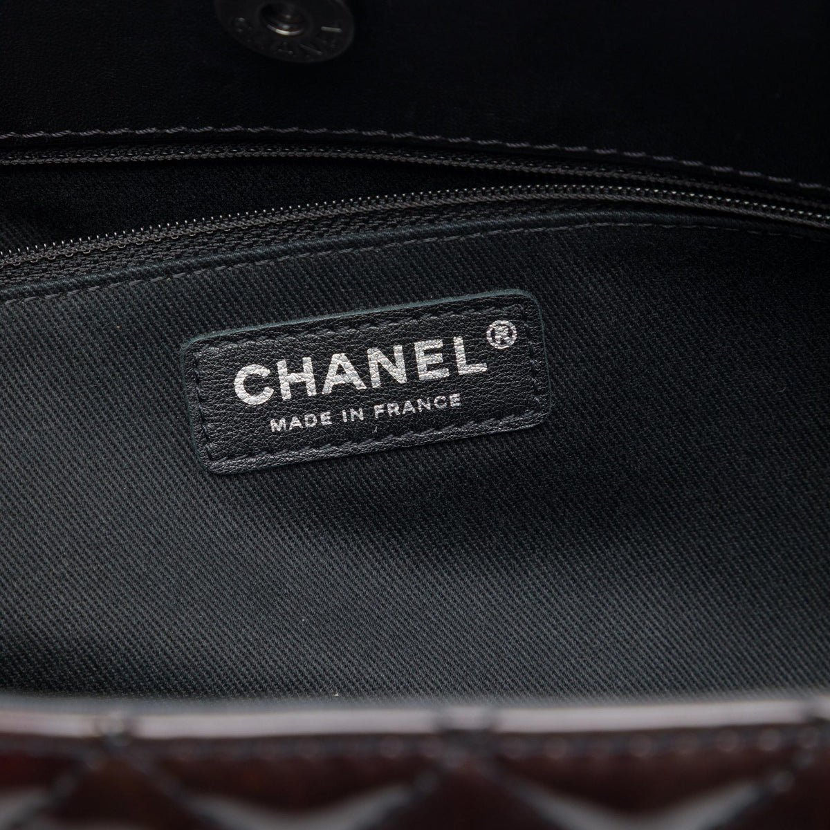 Chanel Quilted Patent Reissue 2.55 Tote Bag - Brown