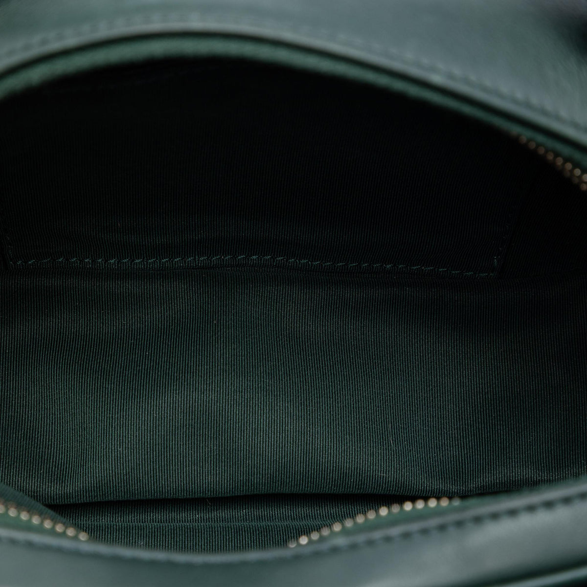 Chanel Small CC Quilted Calfskin Top Handle Vanity Case with Chain Satchel - Green