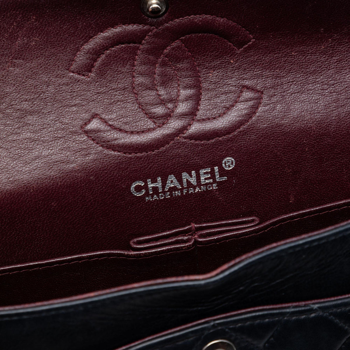 Chanel Small Classic Lambskin Double Flap Shoulder Bag - Black