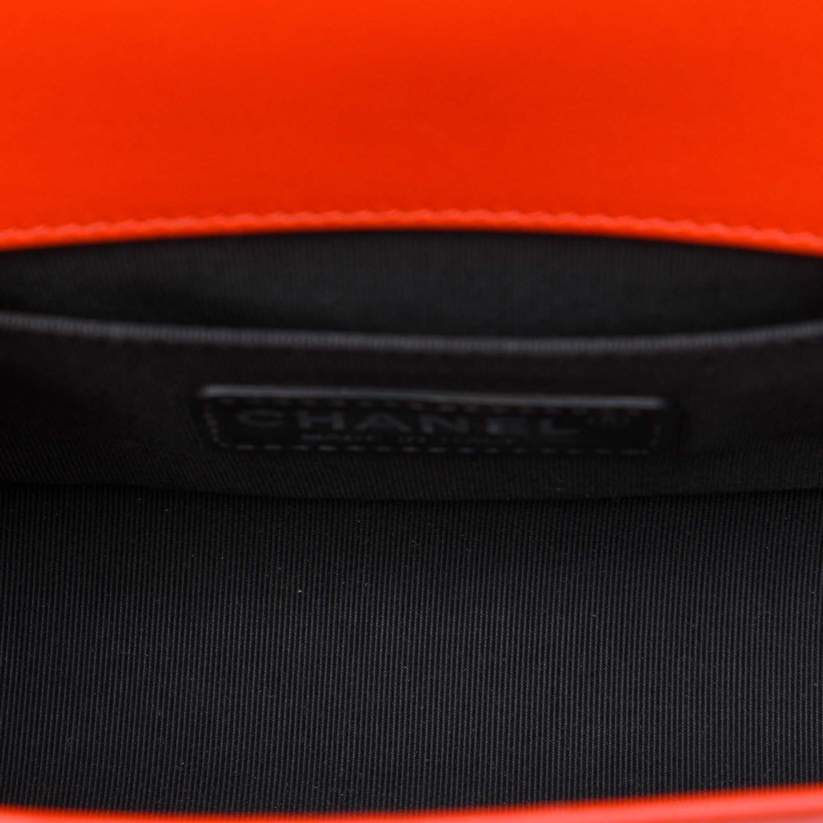 Chanel Small Quilted Patent and Acrylic Boy Flap Crossbody Bag - Orange