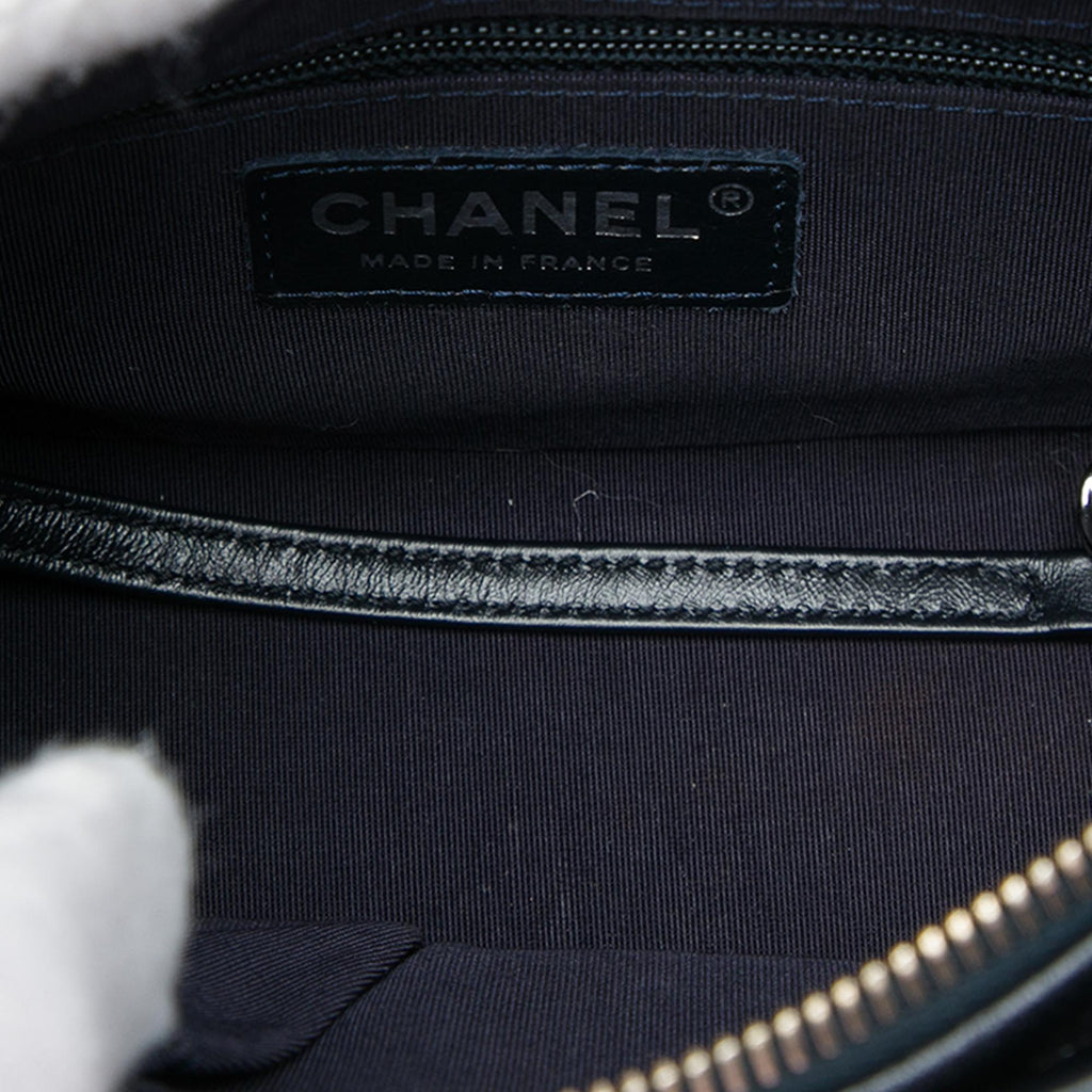 Chanel Small Tweed and Lambskin Gabrielle Crossbody Bag - Black