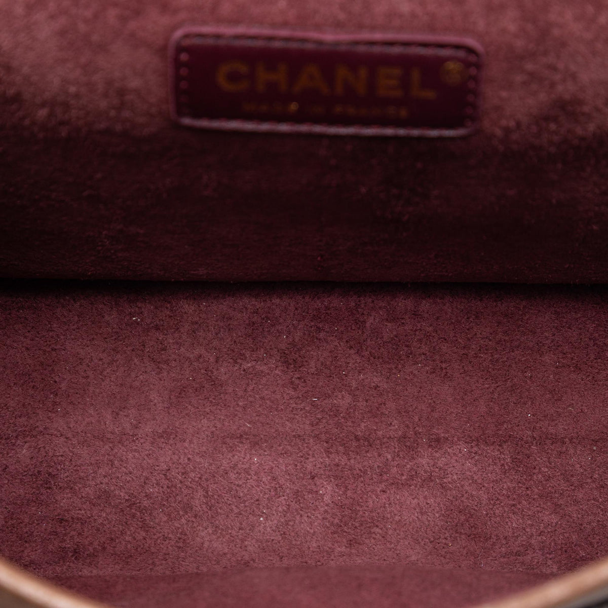 Chanel Smooth Calfskin and Knit Reissue 2.55 Medallion Nude Double Flap 225 Shoulder Bag - Brown