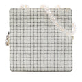 Chanel Tweed and Resin Zipped Shopping Bag - White