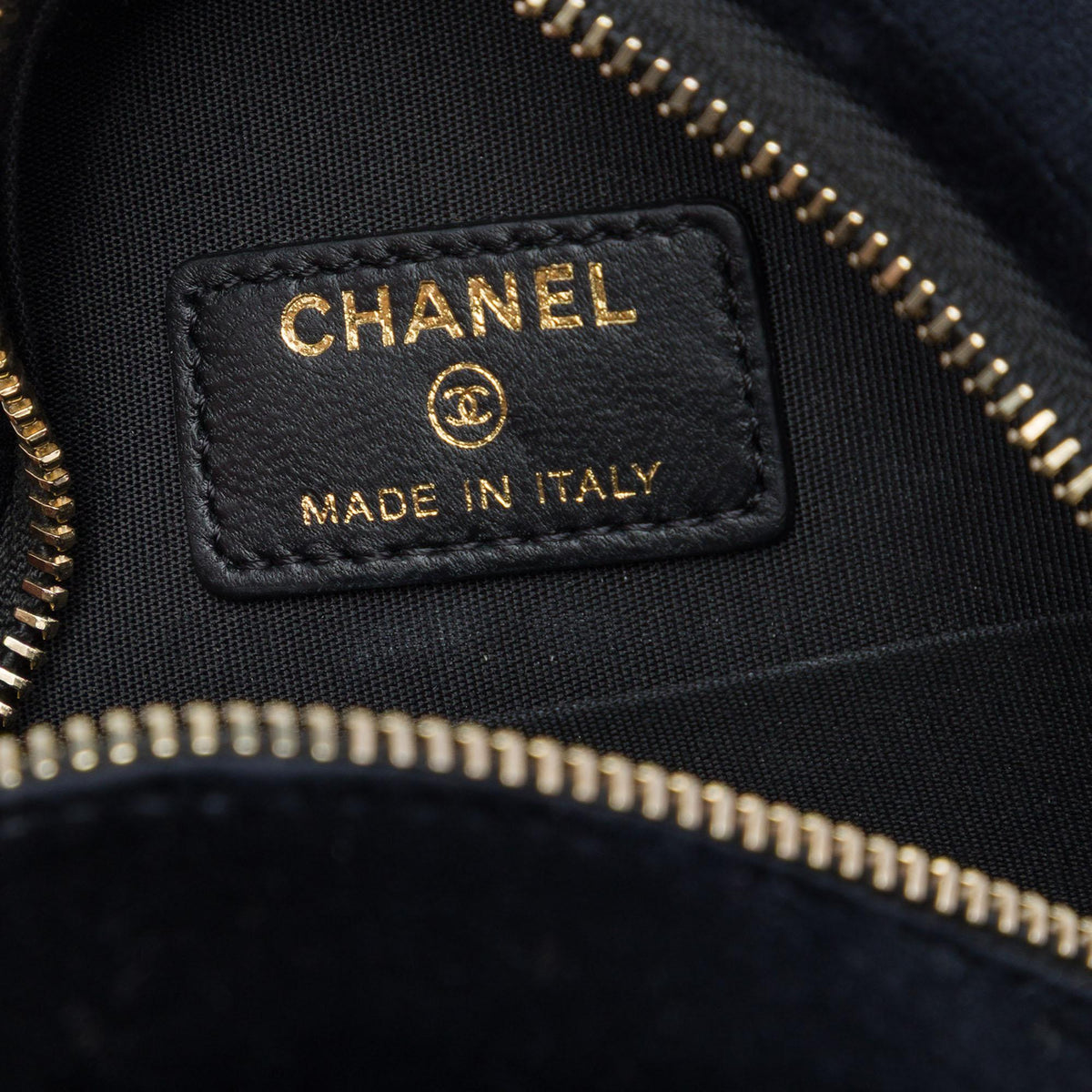 Chanel Velvet Pearl Sequin Round Crossbody Bag - Black