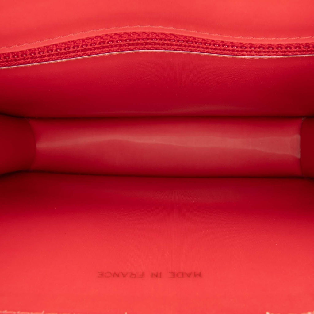 Chanel Vinyl Hologram CC Shoulder Bag - Red