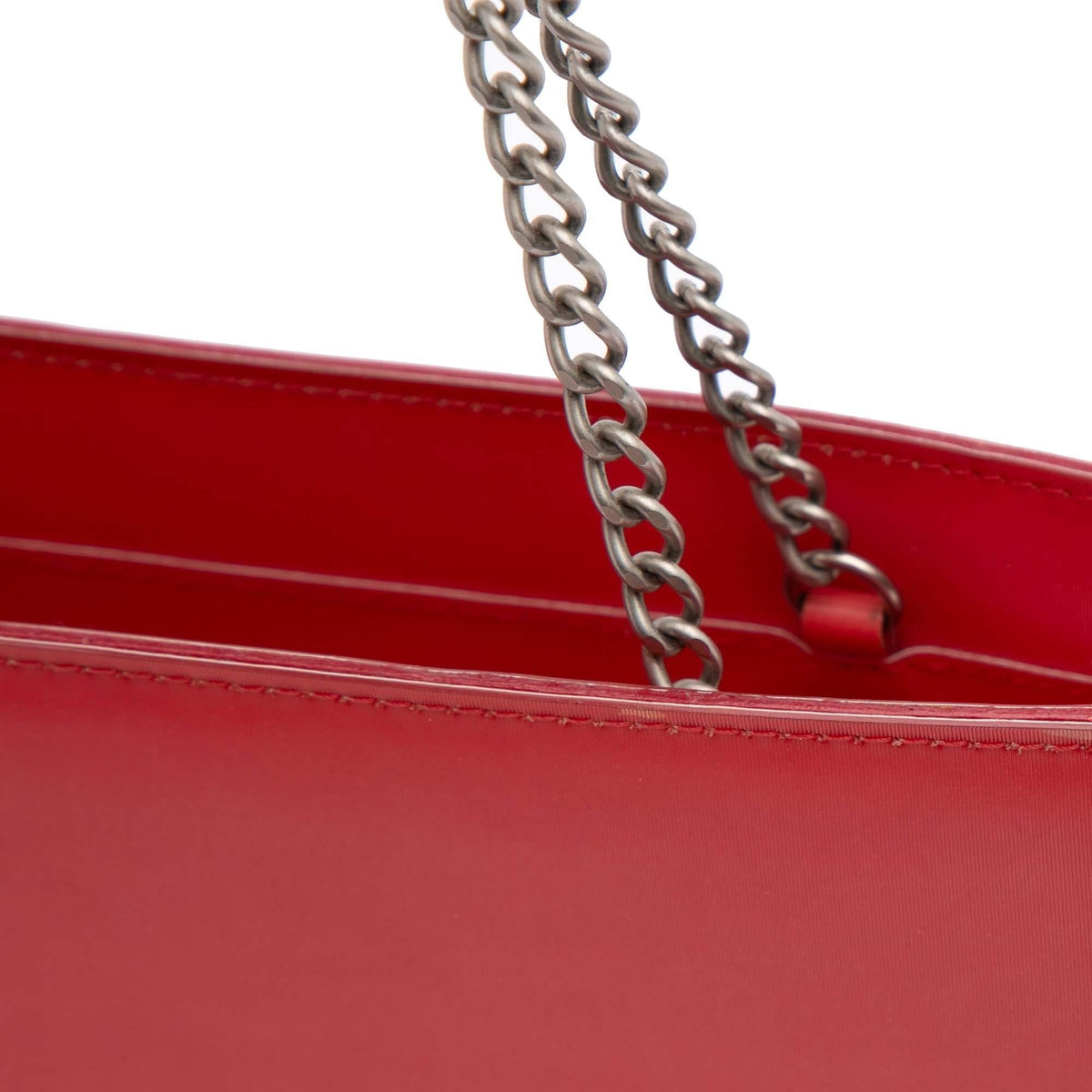 Chanel Vinyl Hologram CC Shoulder Bag - Red