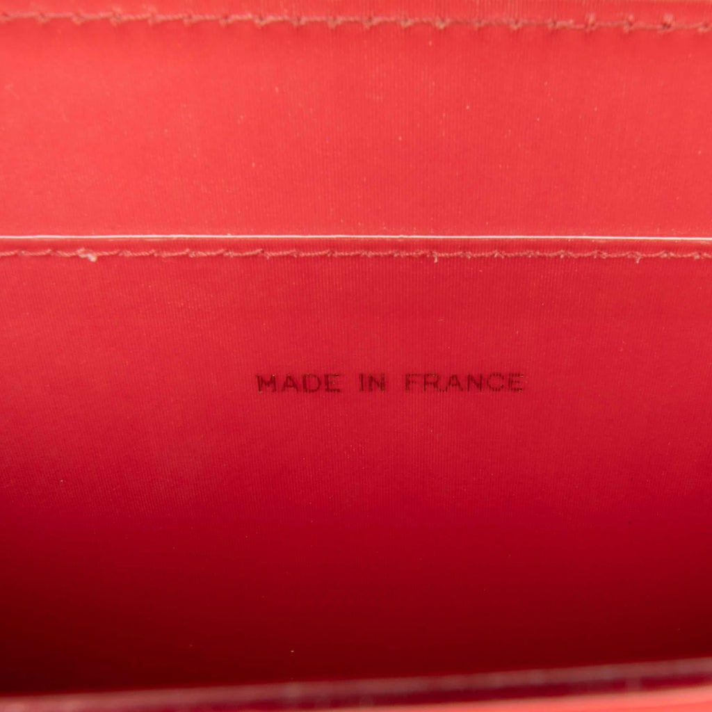 Chanel Vinyl Hologram CC Shoulder Bag - Red