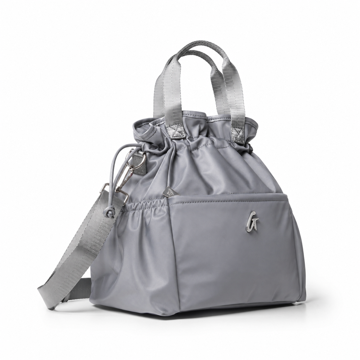 NYLON LUNCH BAG - GRAY
