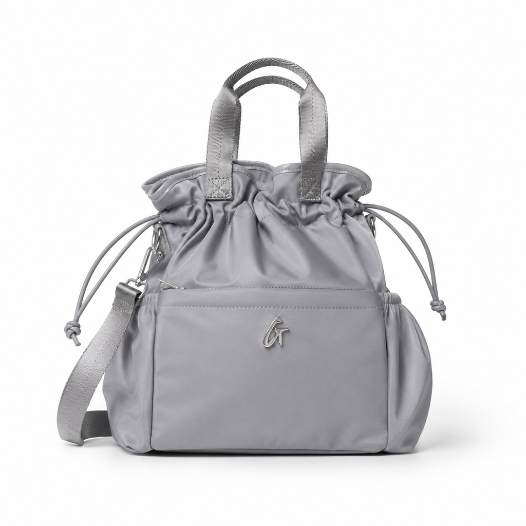 NYLON LUNCH BAG - GRAY