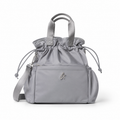 NYLON LUNCH BAG - GRAY
