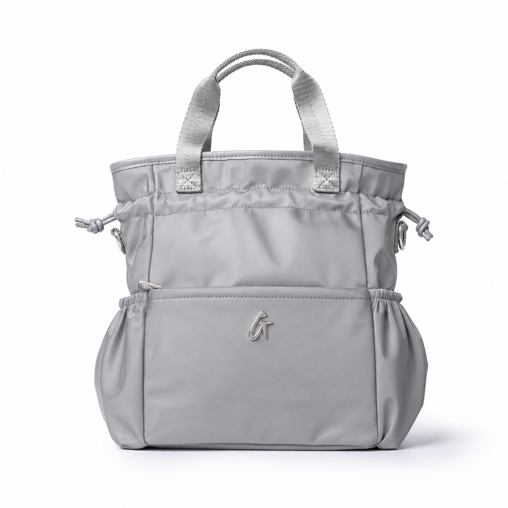 NYLON LUNCH BAG - GRAY