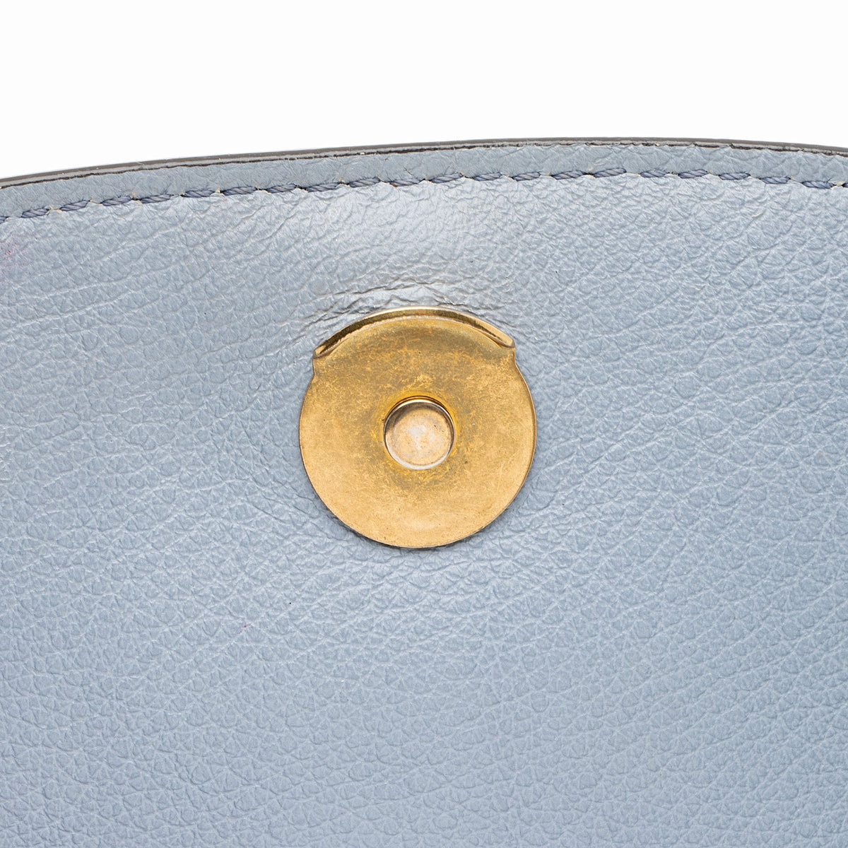 Chloe Calfskin Suede Nile Small Bracelet Bag - Blue