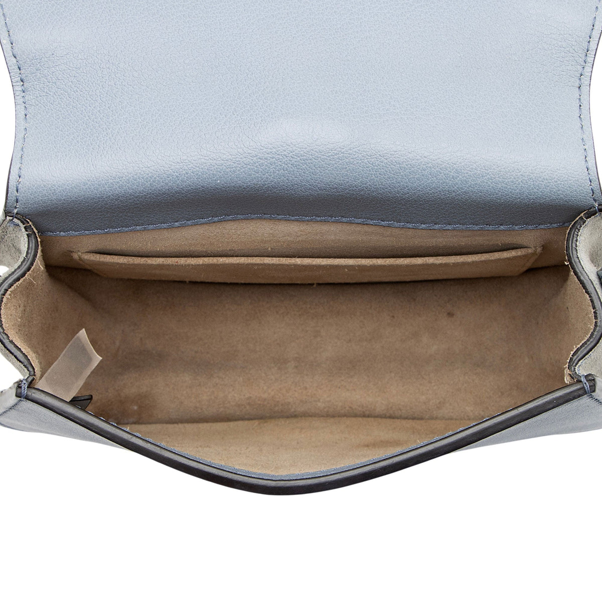 Chloe Calfskin Suede Nile Small Bracelet Bag - Blue