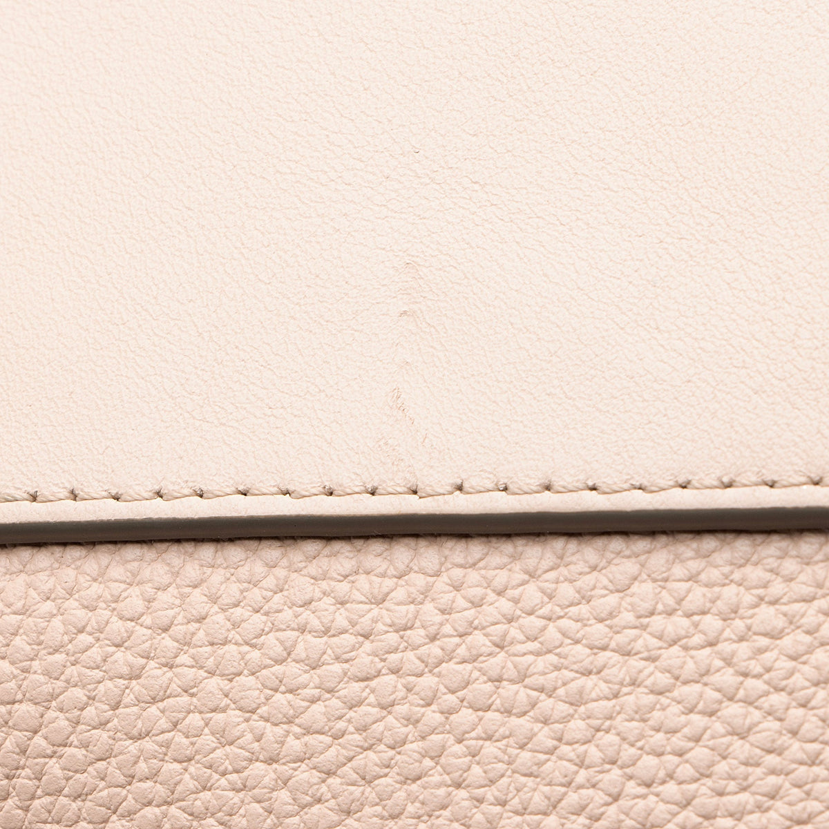Chloe Grained Calfskin Joe Clutch - Beige/Pink