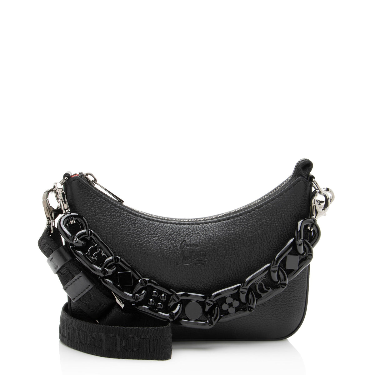 Christian Louboutin Loubila Mini Chain Shoulder Bag - Black