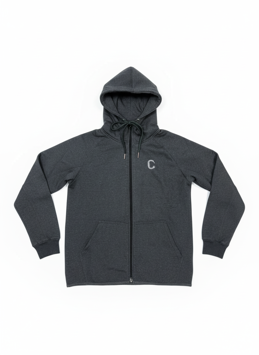 Men's The Closet Inc. Zip Fleece Top (Charcoal)