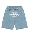 Corteiz Island Denim Short Stonewash