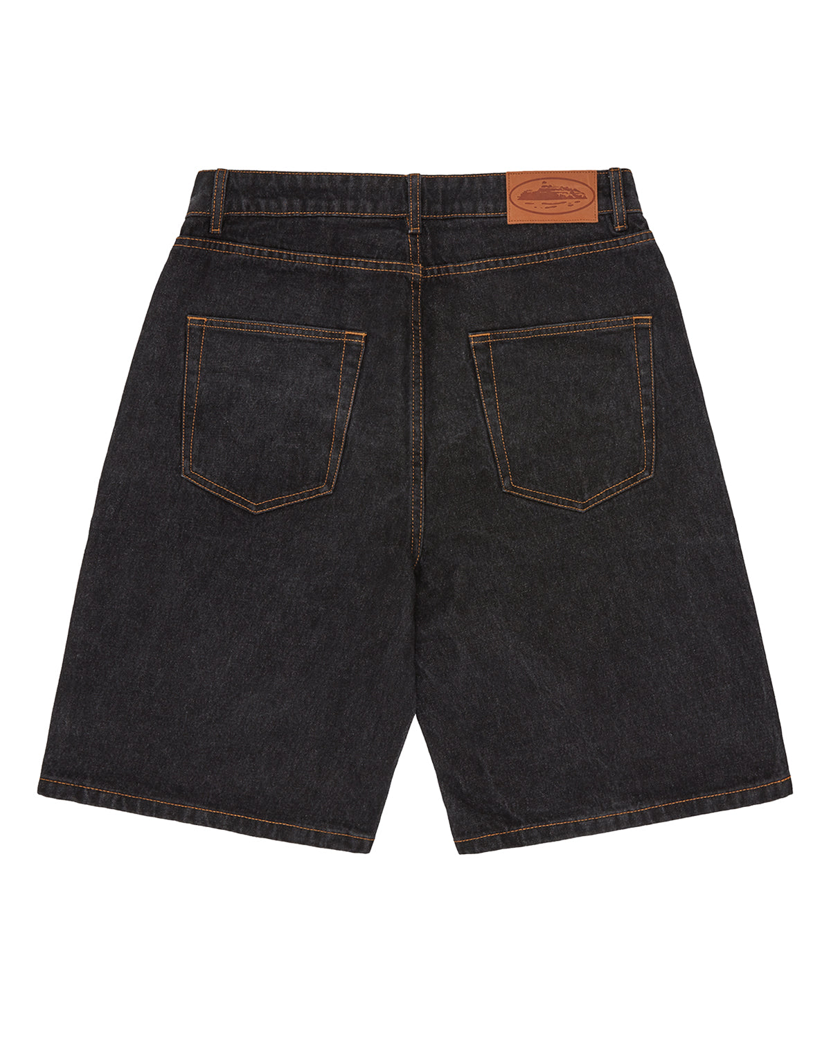 Corteiz Island Denim Short Washed Black