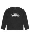 Corteiz Island Waffle Thermal Black