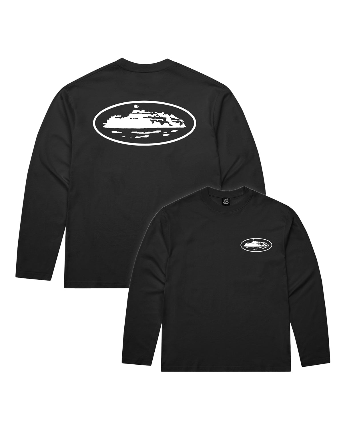 Corteiz OG Island LS Tee Black