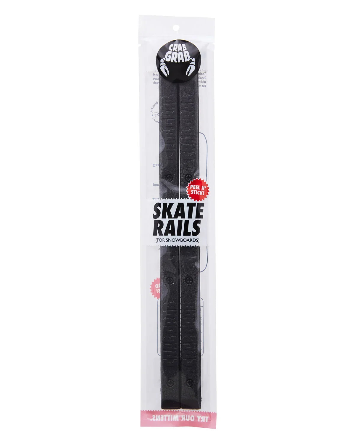 Crab Grab Skate Rails - Black