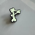 PRIVATE P BONE GLOW IN THE DARK PIN