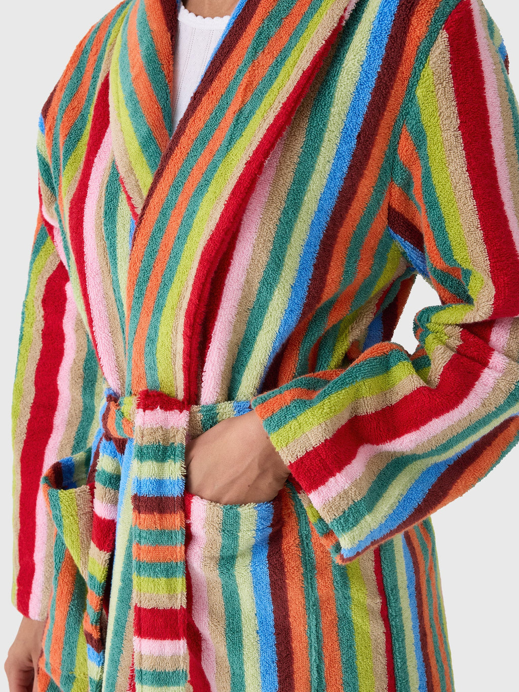 Dusen Dusen Women's Butterfly Stripe Bathrobe