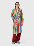 Dusen Dusen Women's Butterfly Stripe Bathrobe