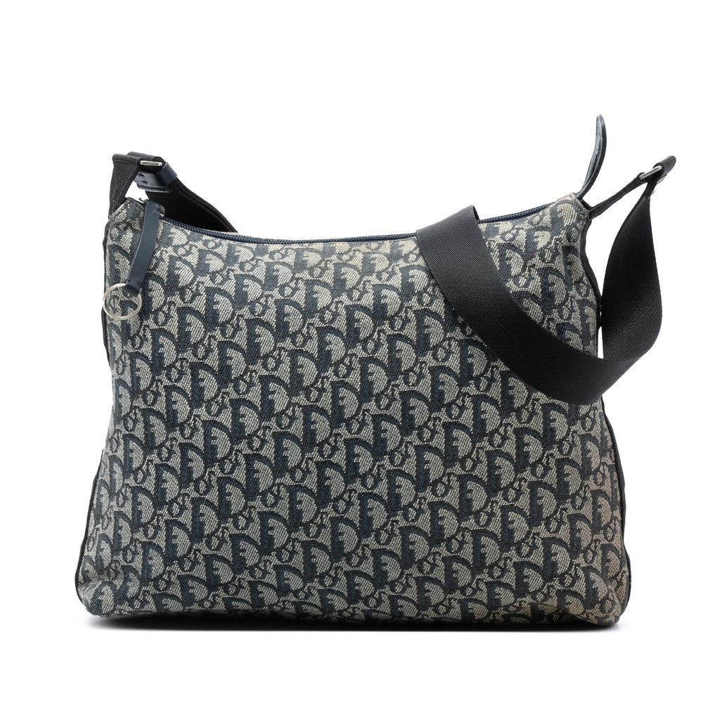 Dior Diorissimo Trotter Canvas Crossbody Bag - Blue