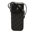 Dior Diorissimo Trotter Canvas Phone Pouch Crossbody Bag - Black